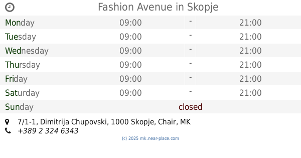 Hugo Boss Skopje Opening Times Macedonia Street Tel 389 2